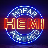 Hemi Mopar Powered Neon Light Sign