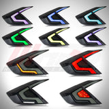 HRS 2016-21 Honda Civic 10th Gen Sedan LED Tail Lights V2 - RGB
