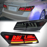 2006-2012 Lexus ES Series LED Tail Lights — Smoke & Red
