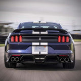2015-2022 Ford Mustang GT500 Style Trunk Spoiler — Gloss Black