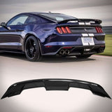 2015-2022 Ford Mustang GT500 Style Trunk Spoiler — Gloss Black