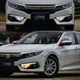 2016-2018 Honda Civic 10th Gen Sedan Front Bumper DRL Turn Signals — V6