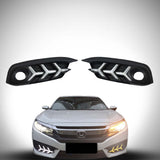 2016-2018 Honda Civic 10th Gen Sedan Front Bumper DRL Turn Signals — V7