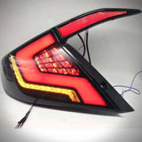 HRS 2016-21 Honda Civic 10th Gen Sedan LED Tail Lights V2
