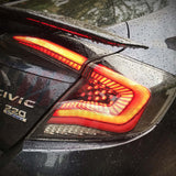 HRS 2016-21 Honda Civic 10th Gen Sedan LED Tail Lights V3