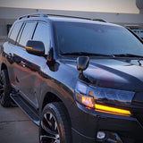 2016-2021 Toyota Land Cruiser LED Side Mirror Lights — Clear & Smoke