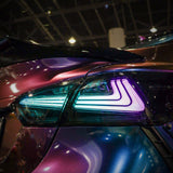 HRS 2018-24 Toyota Camry Nike Style LED Tail Lights - RGB