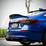 HRS 2022-26 Honda Civic 11th Gen Sedan Carbon Fiber DuckBill Spoiler