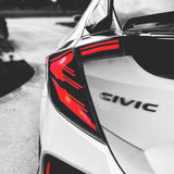 HRS 2017-21 Honda Civic 10th Gen Hatchback FK7 FK8 LED Tail Lights -  Elite Series