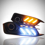 2016-2018 Honda Civic 10th Gen Sedan Front Bumper DRL Turn Signals — V2