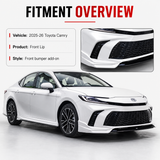 HRS 2025-26 Toyota Camry SE/XSE Front Lip