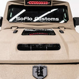 Jeep Gladiator SoFlo Custom Hood with Glass Insert 2020-2026