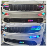 Dodge SRT RGBW Flow Series LED Badge Emblem Logo