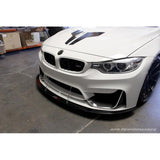 BMW F82 M4 / F80 M3 with M Performance Lip Carbon Fiber Front Wind Splitter