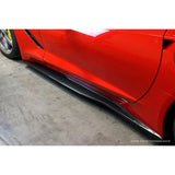 Chevrolet Corvette C7 Z06 Carbon Fiber Side Rocker Extensions/ Side Skirts