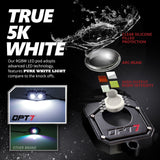 AURA 09-18 Ram Bundle- RGBW Headlights +Interior + Quantum Rock lights + Grille w- Bluetooth