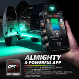 AURA 09-18 Ram Bundle- RGBW Headlights +Interior + Quantum Rock lights + Grille w- Bluetooth