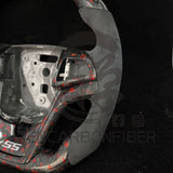 IN STOCK - 2012-2015 Chevrolet Camaro Carbon Fiber Steering Wheel(NO paddle shifters)