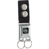 Keychain - SUPER BEE Logo Full Color Black Gray Yellow White - Black
