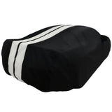Ford Mustang Ultraguard Plus Car Cover - 300D Indoor/Outdoor Protection - Black with Gray Stripes