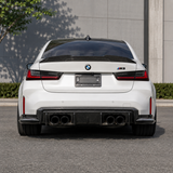 Carbon Fiber Rear Diffuser Corner Extensions for BMW G80 M3 G82 M4