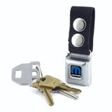Keychain - MOPAR Logo Full Color Black Blue White