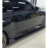 Pre-Preg Carbon Fiber A Style Side Skirts for BMW G87 M2