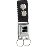 Keychain - Dodge Red Rhombus Full Color Black White Red