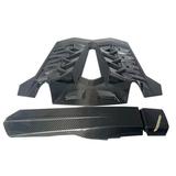 SVV Style Dry Carbon Fiber Rear Wing with Engine Hood for Lamborghini Aventador LP700 LP740 LP750 Coupe
