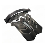 SVJ Style Dry Carbon Fiber Rear Wing Engine Hood Lid for Lamborghini Aventador LP700 LP720 LP740 LP750 Coupe
