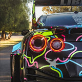 HRS 2009-25 Nissan GT-R R35 LED Tail Lights - The Elite Series