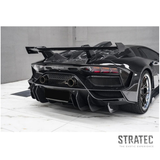 SVJ Style Full Carbon Fiber Aero Body Kit for Lamborghini Aventador LP700 LP740 LP750 Coupe