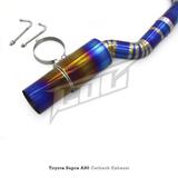 Titanium Single Exit Catback Exhaust System for Toyota Supra A90 3.0T