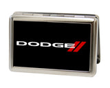 Business Card Holder - LARGE - DODGE FCG Red Rhombus