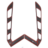 Carbon Fiber Rear Window Trim Cover Set for Chevrolet Corvette C8 Coupe