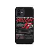Hellcat Charger Blueprint iPhone Tough Case