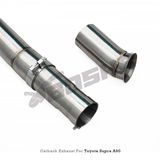 T304 Stainless Valved Catback Exhaust System for Toyota Supra A90 A91 3.0T