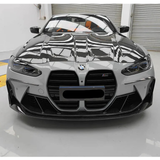 Prepreg Carbon Fiber PT Style Front Bumper Trim for BMW G8X G80 M3 G82 G83 M4