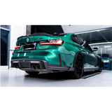 Carbon Fiber V2 Rear Diffuser & Canards for BMW G80 M3