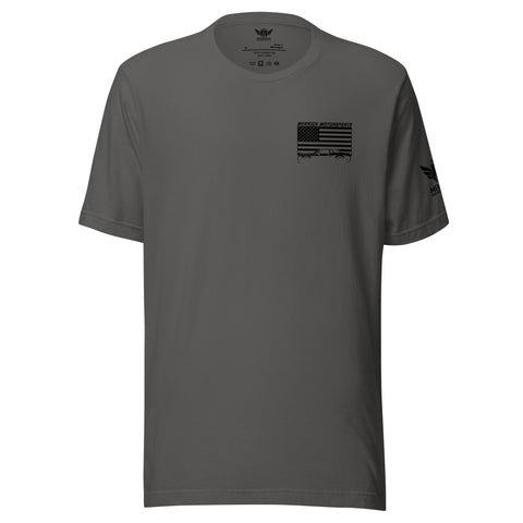 Merrick Motorsports Challenger T Shirt Black Logo