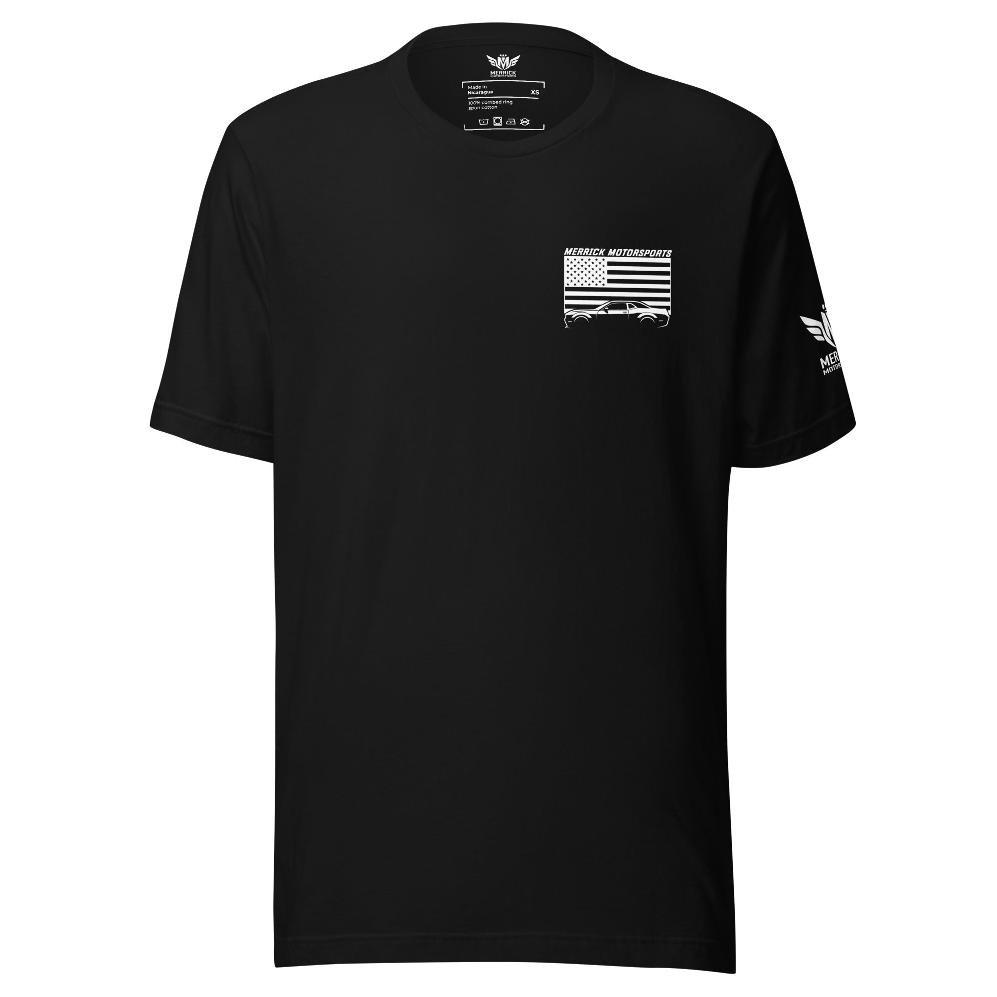 Merrick Motorsports Challenger T Shirt White Logo