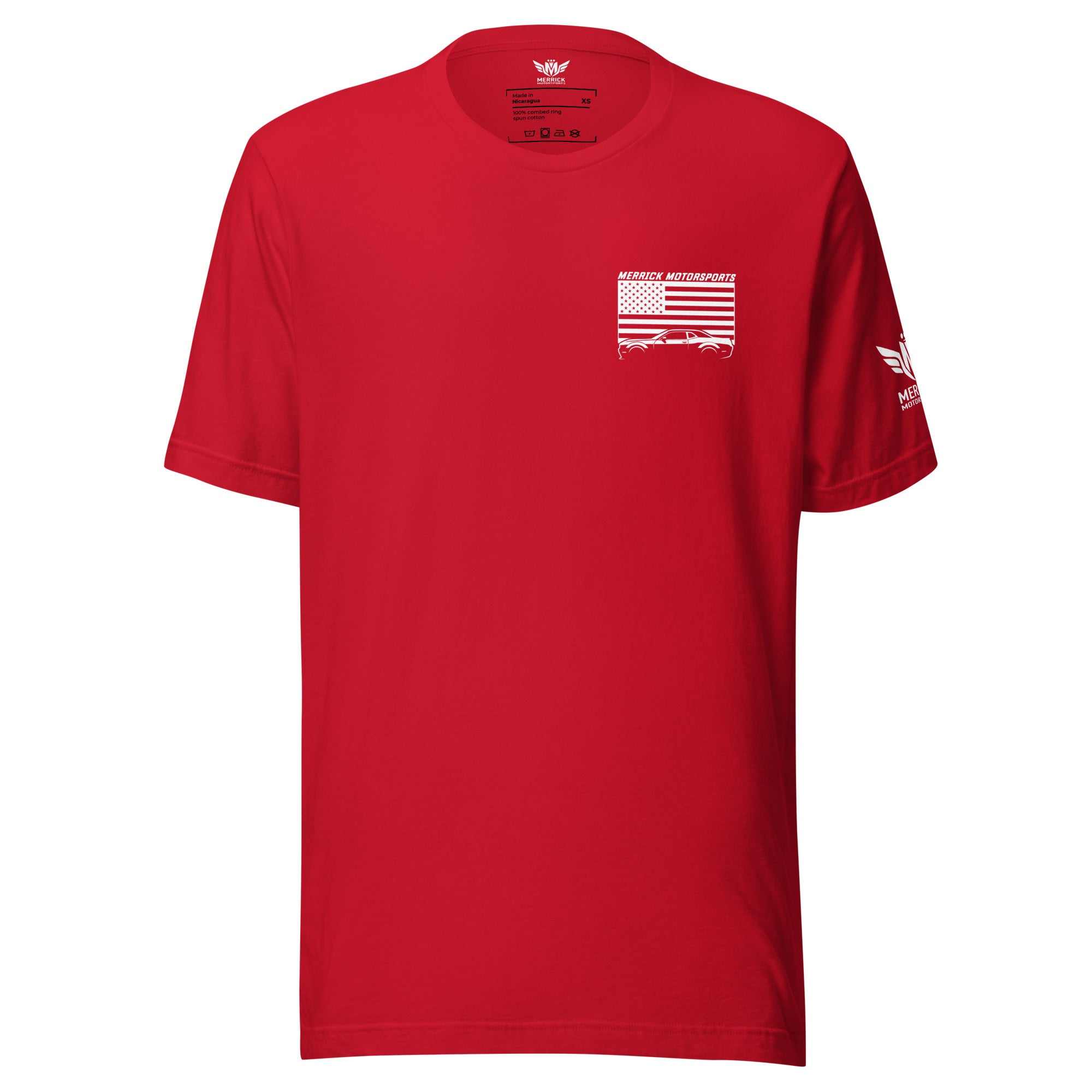 Merrick Motorsports Challenger T Shirt White Logo