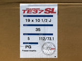 Volk Racing TE37SL 19x9.5 +22 / 19x10.5 +35 5x112 Pressed Graphite - A90 Supra / BMW G2x (Set of 4)