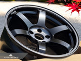 Volk Racing TE37 Saga SL M-Spec 18x9.5 +39 5x114.3 Pressed Black (Set of 4)