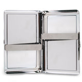 Business Card Holder - LARGE - Plymouth GTX Emblem FCG Black Silver Fade White