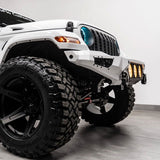 Jeep Gladiator Baja Steel Front Bumper with 3 LED Lights 2020-2026