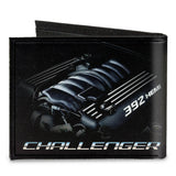 Canvas Bi-Fold Wallet - CHALLENGER Bold 392 HEMI Engine