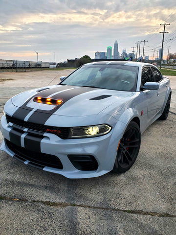 Stock TRX Style Challenger / Charger Hood Grill Clearance Lights ...