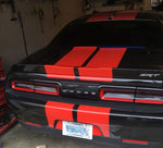2015+ Up Dodge Challenger SRT Hellcat Style Rally Stripe Kit