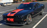 2015+ Up Dodge Challenger SRT Hellcat Style Rally Stripe Kit